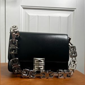 GIVENCHY 4G Medium Shoulder Bag With Cube Chain